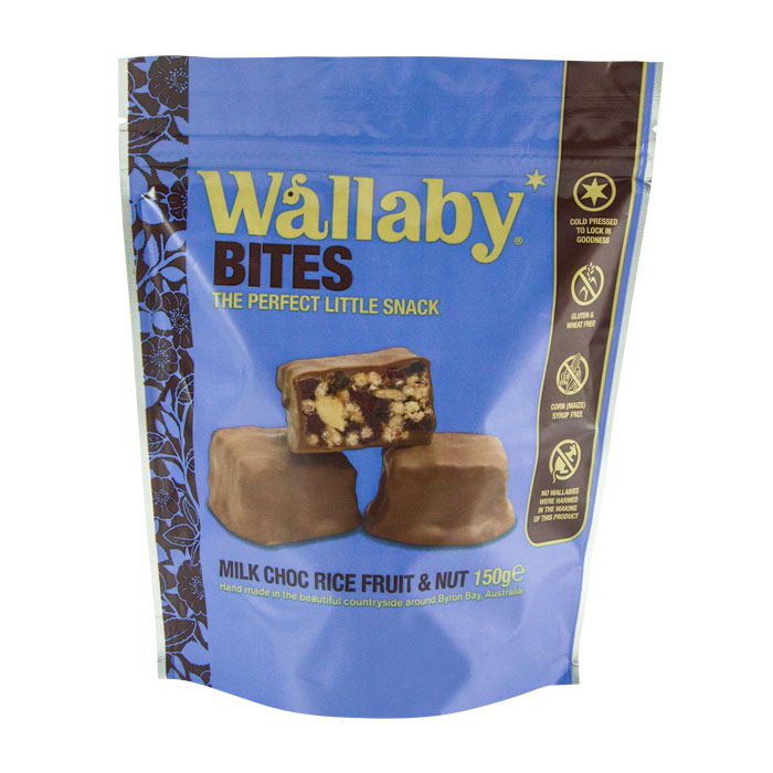 Wallaby Milk Choc Fruit & Nut Bites