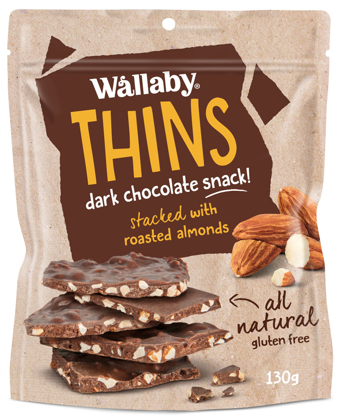 Wallaby Thins Almond